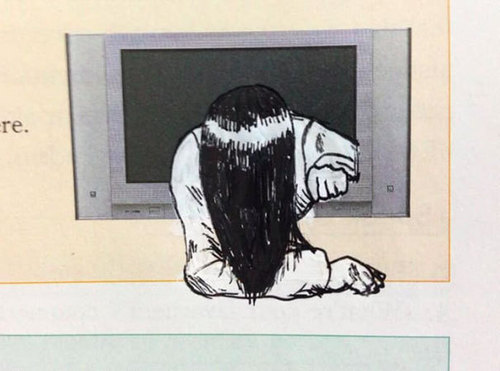教科書らくがき貞子.jpg